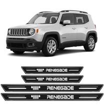 Soleira Platinum Jeep Renegade 2015 A 2020 4 Peças Preto