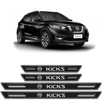 Soleira Platinum Nissan Kicks Todos 4 Peças Preto Sp170