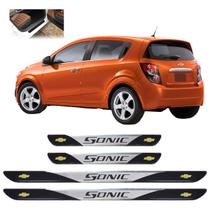 Soleira Porta GM Sonic 2012 a 2014 4 Peças Resinado Sr01067 Soleira Porta GM Sonic 2012 a 2014 4 Peças Resinado Sr01067