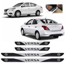 Soleira Porta Nissan Versa 2012 a 2020 4Pçs Resinado Sr01080