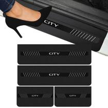 Soleira Porta Para City Hatch Sedan 2025 Preto Texturizado