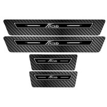 Soleira Porta Premium Preto Carbono New Fiesta 2018 2019