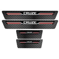 Soleira Porta Sport Vermelho Carbono Cruze 22 2023 2024 2025