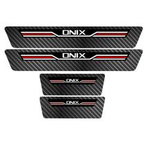 Soleira Porta Sport Vermelho Carbono Onix 21 22 23 2024 2025