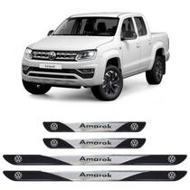 Soleira Porta Vw Amarok 2010 A 2020 4 Peças Resinado Sr01016