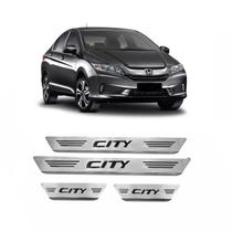 Soleira Premium Aço Inox Honda City 2015/2021 Mult
