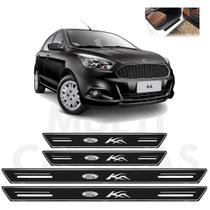 Soleira Premium Ford Ka 2011 2012 A 2019 2020 2021 Preto