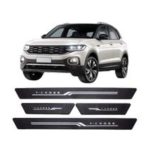 Soleira Preta 4 Portas T-Cross A partir de 2018 4 Peças Grid - S8078AC-PTO-I Soleira Preta 4 Portas T-Cross A partir de 2018 4 Peças Grid - S8078AC-PTO-I