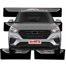 Soleira Proteção Porta Aço Inox Adesivo Preto Hyundai Creta Soleira Proteção Porta Aço Inox Adesivo Preto Hyundai Creta