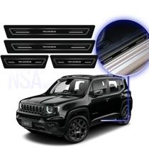 Soleira Protetor Platinum Adesiva Porta Jeep Renegade