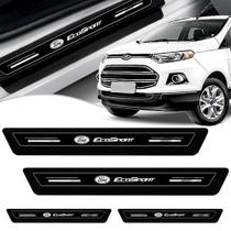 Soleira Protetor Porta Platinum Ford Ecosport 2013 2014 2015 2016 2017 - Emblema Tech