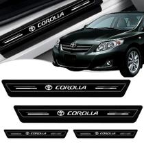Soleira Protetor Porta Platinum Toyota Corolla 2007 2008 2009 2010 2011 2012 2013