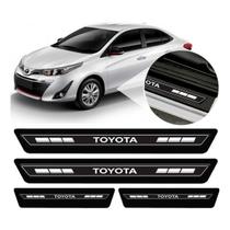 Soleira Protetor Porta Platinum Toyota Yaris Hatch Sedan 201 - Leandrini