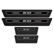 Soleira Protetora De Porta Premium Preto S10 2023 2024 2025