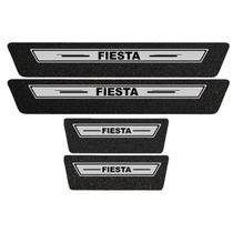 Soleira Protetora Porta Premium Prata Fiesta 11 12 2013 2014