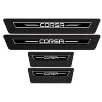 Soleira Protetora Porta Premium Preto Corsa 09 10 2011 2012