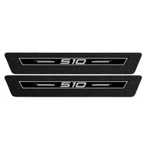 Soleira Protetora Porta Premium Preto S10 2 Portas