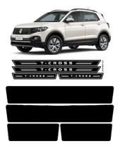 Soleira Protetora Porta Premium Volks T-cross 2019 2020 2021 Soleira Protetora Porta Premium Volks T-cross 2019 2020 2021