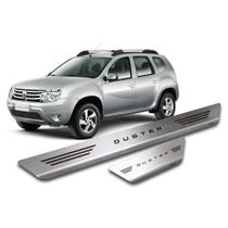 Soleira Renault Duster 2012 a 2022 Aço Inox Escovado Soleira Renault Duster 2012 a 2022 Aço Inox Escovado