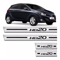 Soleira Resinada Porta Hyundai Hb20 12 13 14 15 Adesivo 4pçs