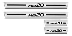 Soleira Resinada Porta Hyundai Hb20 12 13 14 15 Adesivo 4pçs - Resitank
