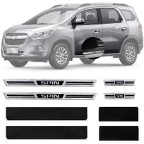 Soleira Resinada Premium Chevrolet Spin 2012 13 14 15 16 17 18 19 20 21 8 Peças