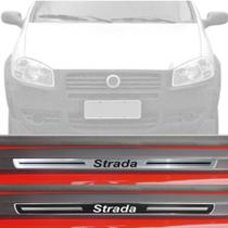 Soleira Resinada Premium Fiat Strada 2005 06 07 08 Cabine Simples 2 Portas