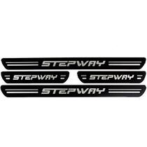 Soleira Resinada Preta C 4 Pc Spetway 2015 Sandero Ate 2011 Nk-110298