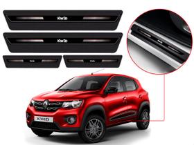 Soleira Sofisticar Resinada Com Blackout Renault Kwid 2017 18 19 20 21 8 Peças