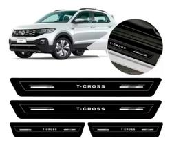 Soleira T-cross 2019 2020 2021 Platinum Preta Jogo 8 Peças Soleira T-cross 2019 2020 2021 Platinum Preta Jogo 8 Peças