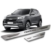 Soleira Tiggo 5X - Aço Inox Escovado