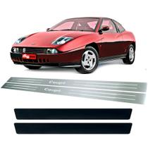 Soleira + Vinil Fiat Coupe 95 96 97 98 99 00 01 02 Aço Inox