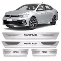 Soleira Virtus Premium Aço Inox Gravação Laser Mult