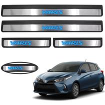 Soleira Yaris Hatch e Yaris Sedan Led Azul 2018 2019 2020 2021 Soleira Yaris Hatch e Yaris Sedan Led Azul 2018 2019 2020 2021