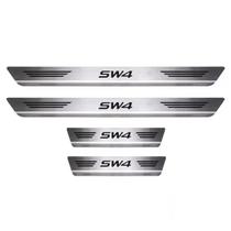 Soleiras de Aço Inox Escovado Toyota SW4 Soleiras de Aço Inox Escovado Toyota SW4