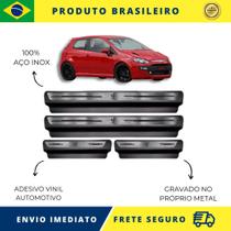 Soleiras de Carro 100% AÇO INOX do Fiat Punto Abarth 2007 acima, serve com perfeição Premium Envio Rápido Brasil - Metal Racing
