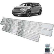 Soleiras Discovery Sport 2015/2019 Prata Alto Relevo