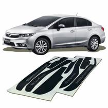 Soleiras Super Protetoras Honda Civic 2012 a 2016