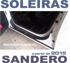 Soleiras Super Protetoras Renault Sandero 2015 a 2019