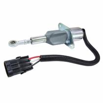 Solenoide de parada 3939019 cummins sa-4889-24 woodward bobcat 24v plug 3 term