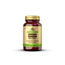 Solgar Extrato de raiz de ginseng coreano, 60 cápsulas vegetais - Suporte imunológico - Padronizado, Potência total (SFP) - Não-OGM, Vegano, Sem glúten, Laticínios, Kosher - 60 porções