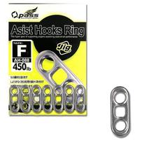 Solid Ring Triplo O-Pass Para Pesca Suporte Hook Em Aço Inox