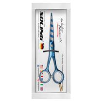 Soling Tesoura 5,5" Azul com Listras