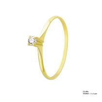 Solitário Clássico Lumena Ponto de Luz 2,5mm em Ouro 18k Solitário Clássico Lumena Ponto de Luz 2,5mm em Ouro 18k