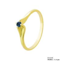 Solitário Ocean Pedra 2,5mm em Ouro 18k Solitário Ocean Pedra 2,5mm em Ouro 18k