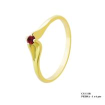 Solitário Ocean Pedra 2,5mm em Ouro 18k Solitário Ocean Pedra 2,5mm em Ouro 18k