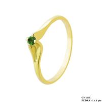 Solitário Ocean Pedra 2,5mm em Ouro 18k