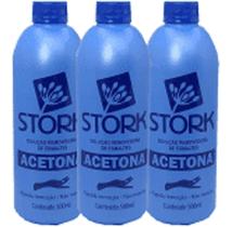 SOLUÇÃO(ACETONA) ROMOVEDOR DE ESMALTES 500 ml - stork