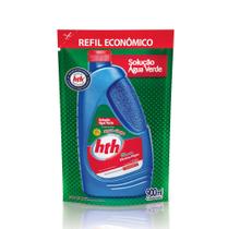 Solução Água Verde Algicida Choque HTH Refil 900ml - 2 Unidades