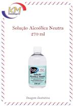 Solução alcoólica neutra 270 ml - Fab - licores, diluição e aplicação de pós e brilhos (16075)